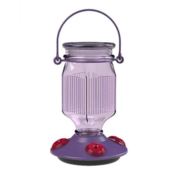 Daretocare Lavender Field Top Fill Glass Hummingbird Feeder DA3241912 - main